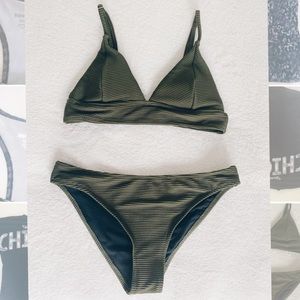 Cupshe Army Green Bikini